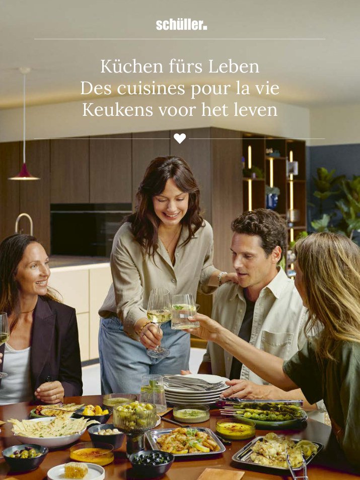 Couverture du catalogue SCHÜLLER 2026, Des cuisines pour la vie